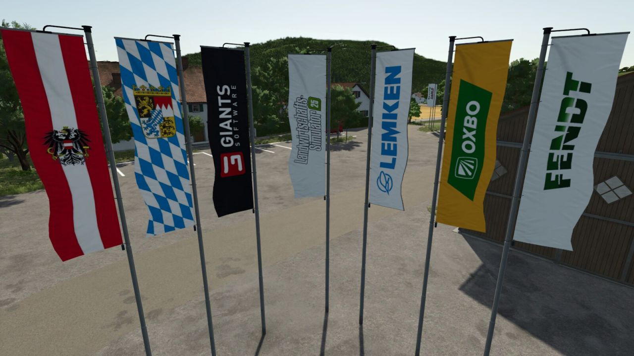 XXL Pack De Drapeaux Préfabriqué (Prefab)