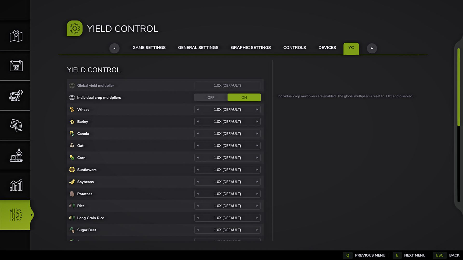 Yield control