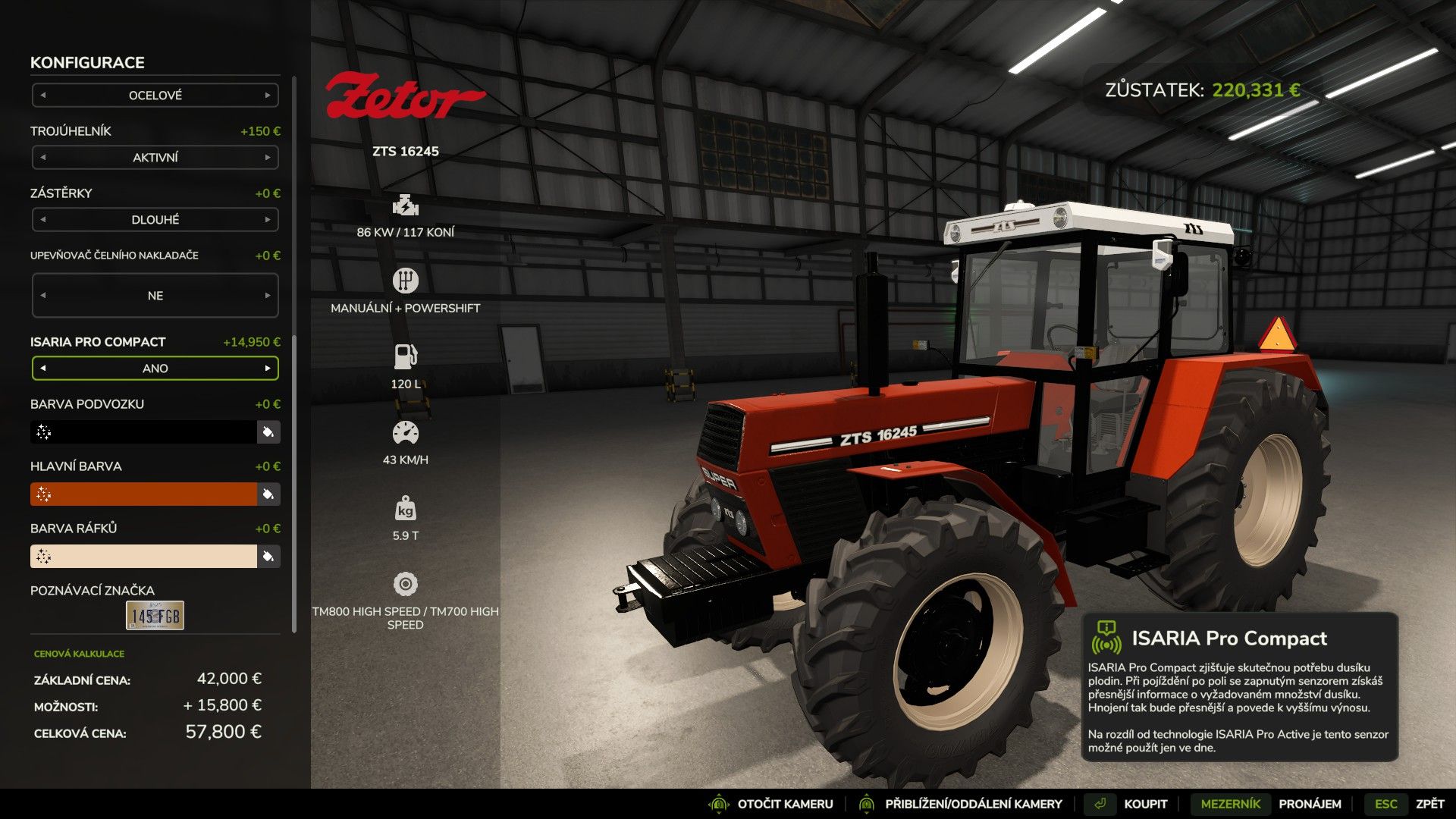 Zetor ZTS 16245 Реальные звуки