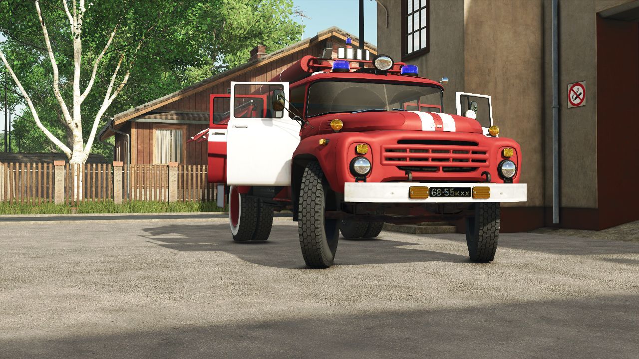 Camion de pompiers ZIL-131