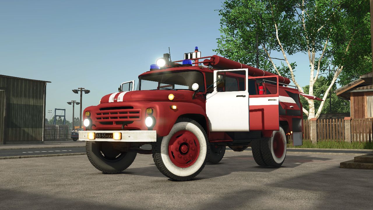 Camion de pompiers ZIL-131