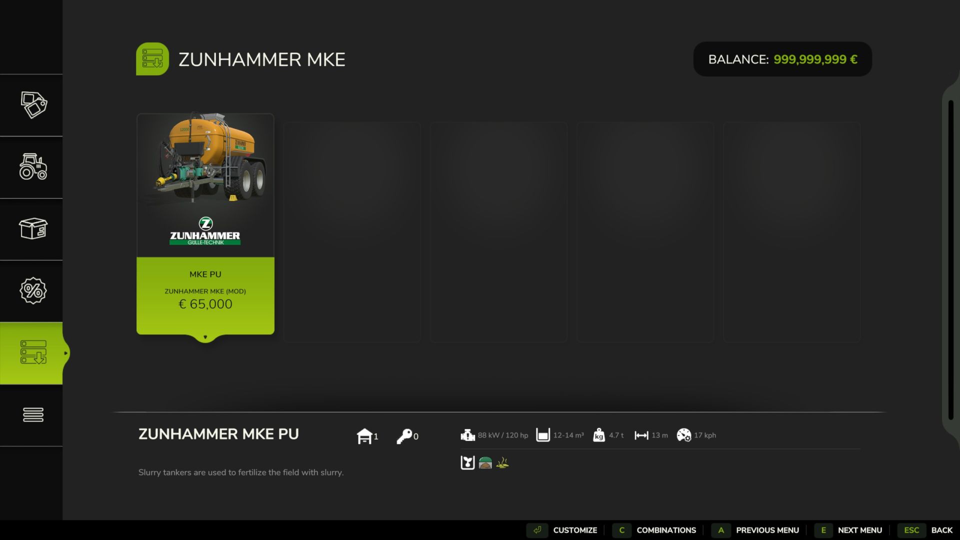 Zunhammer MKE PU