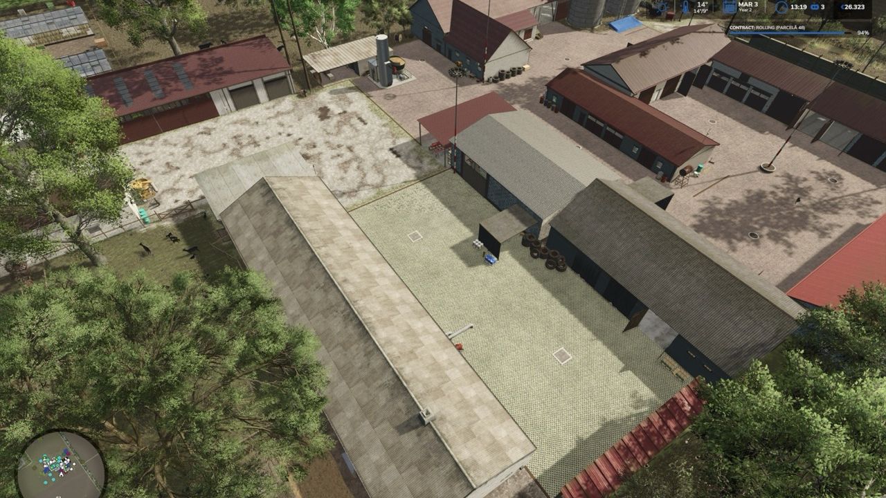 Kleine boerderij op de kaart Carpathian Countryside