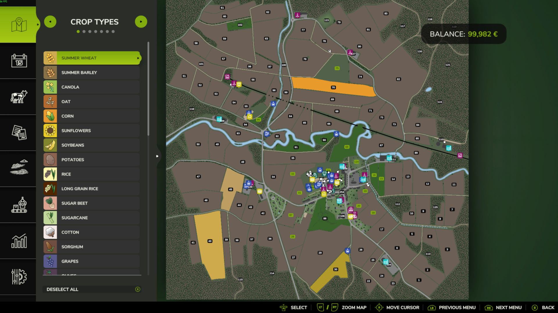 Pallegney map enhanced