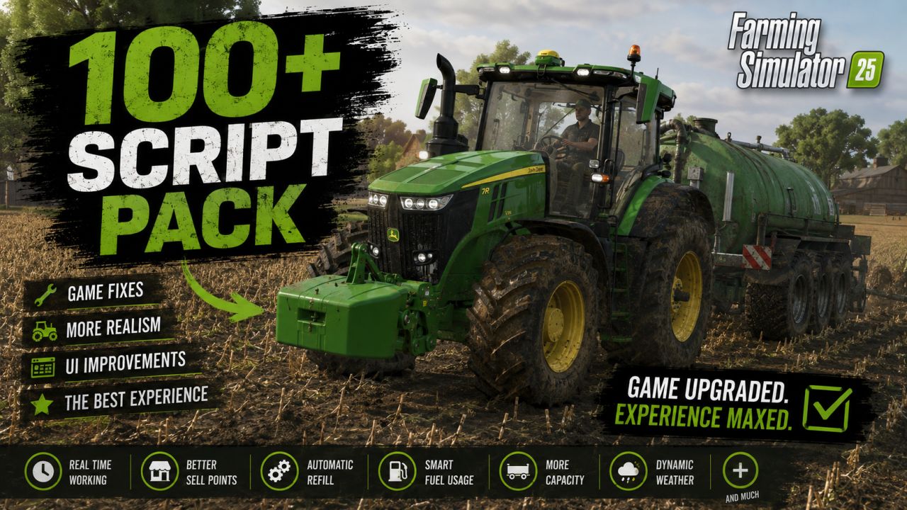 Must-have script mods for FS25