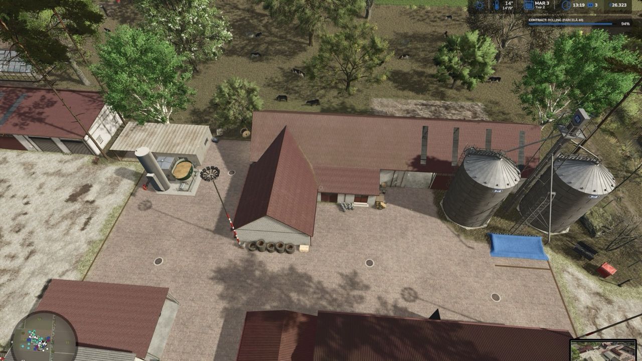 Kleine boerderij op de kaart Carpathian Countryside