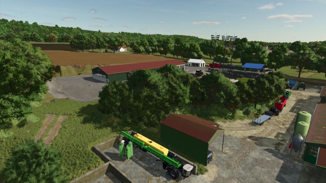 Boerderij van de toekomst op de kaart The Pichonnière Valley