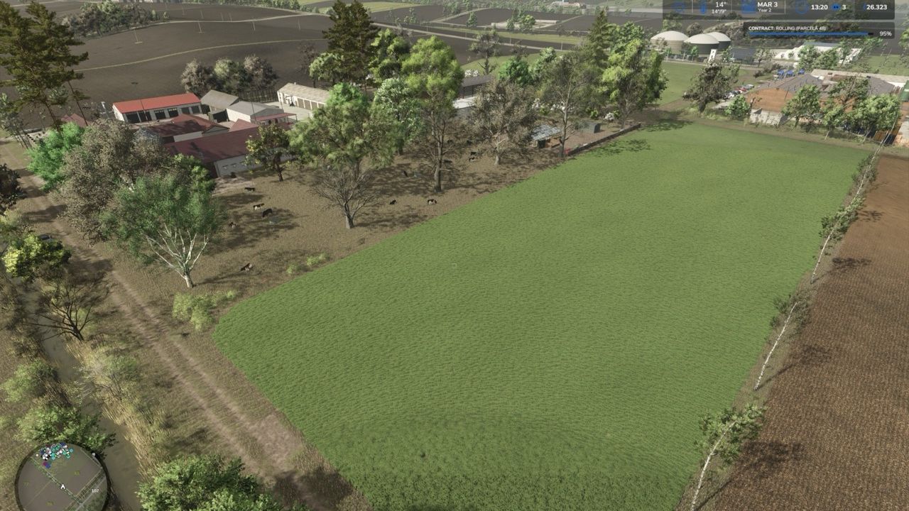 Kleine boerderij op de kaart Carpathian Countryside