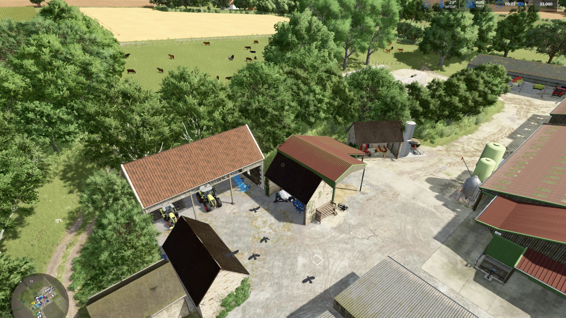 Edição de fazenda no mapa The Pichonnière Valley