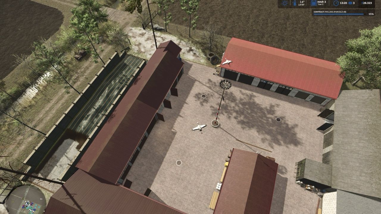 Kleine boerderij op de kaart Carpathian Countryside