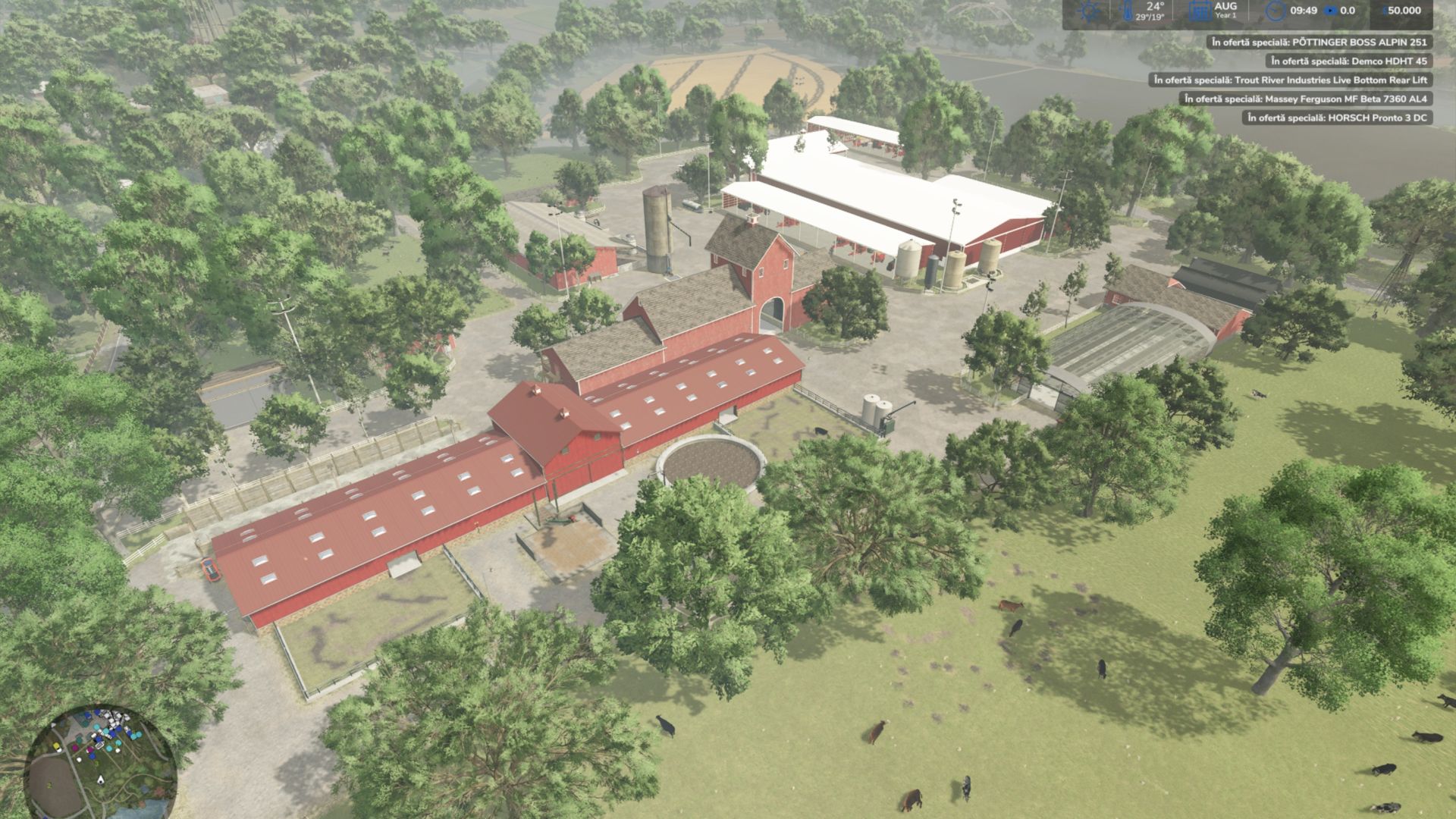 Красная ферма на Ривербенде Мультифрукты