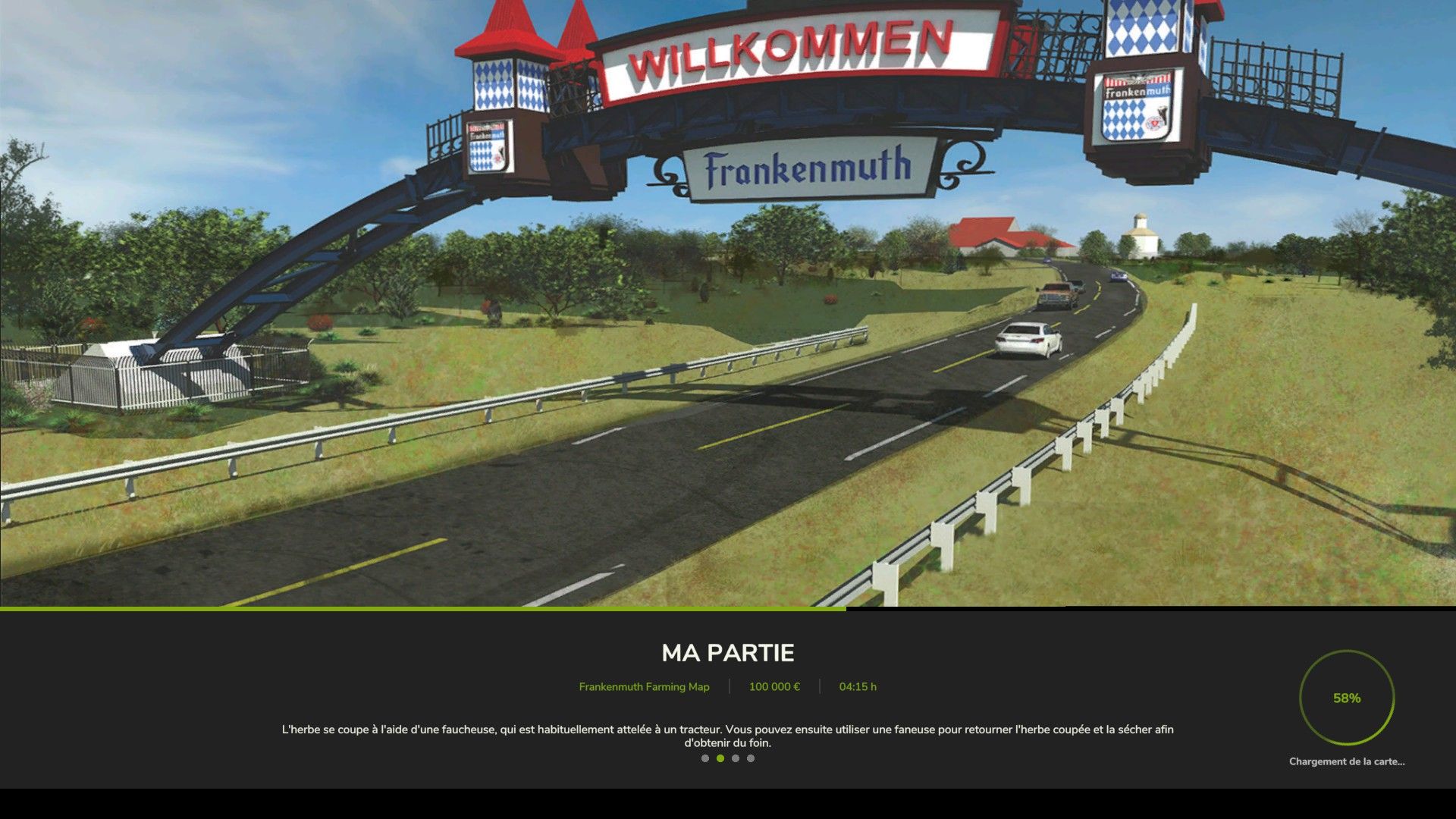 Frankenmuth startkaart