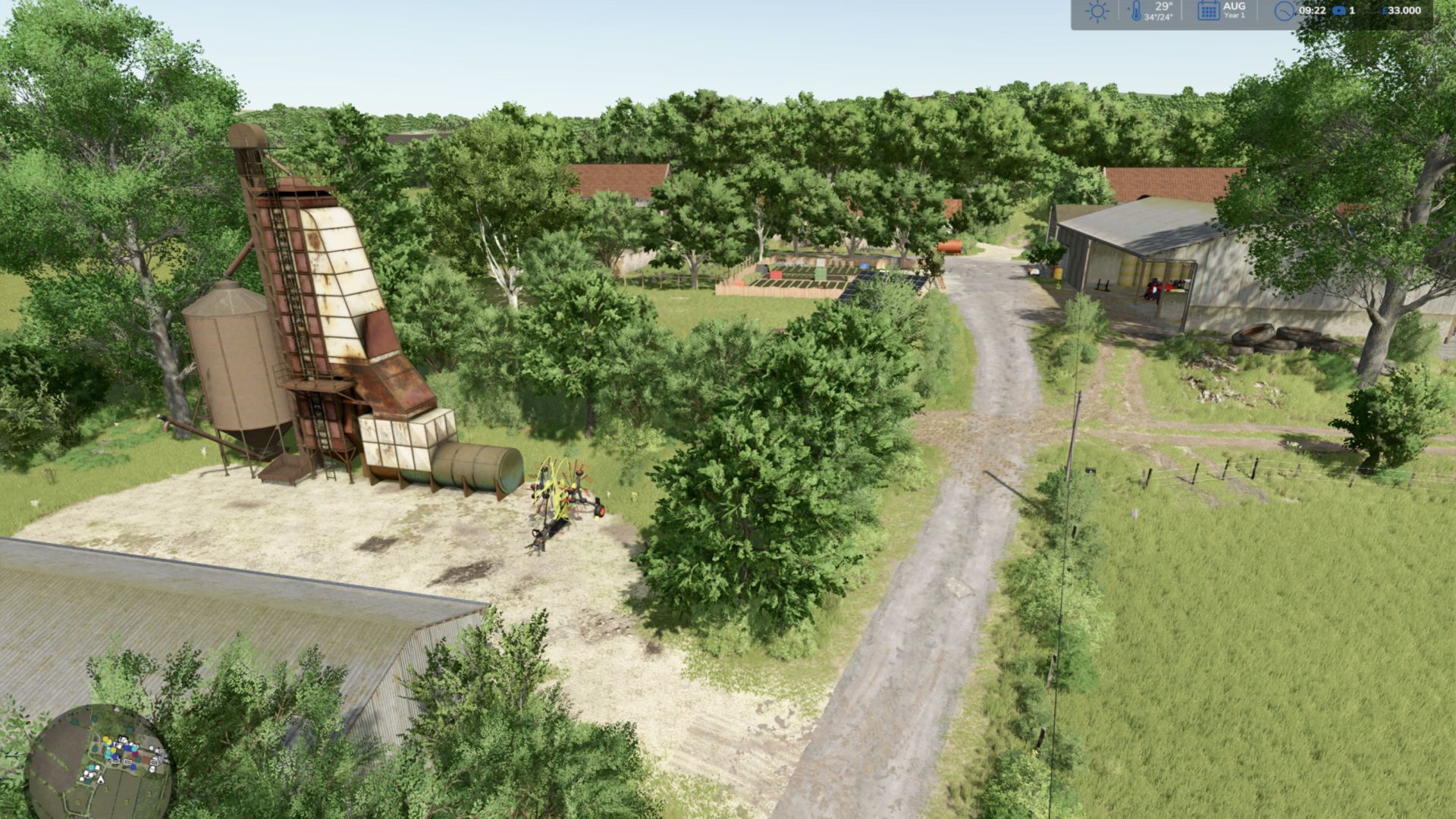 Edição de fazenda no mapa The Pichonnière Valley