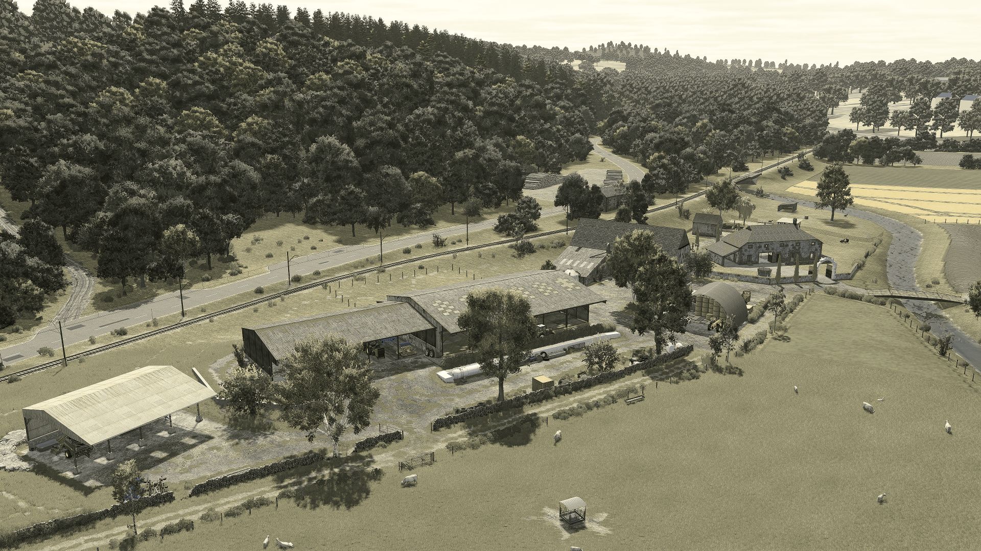 French farm “Le Mechet”