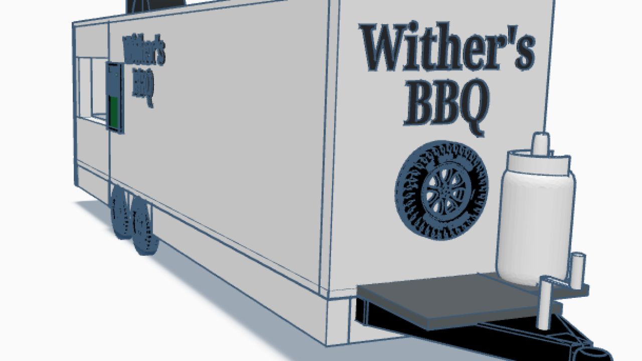 2025 Wither's BBQ Food Truck Trailer