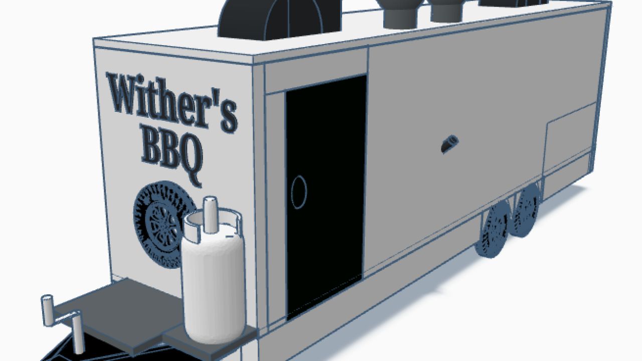 2025 Wither's BBQ Food Truck Trailer