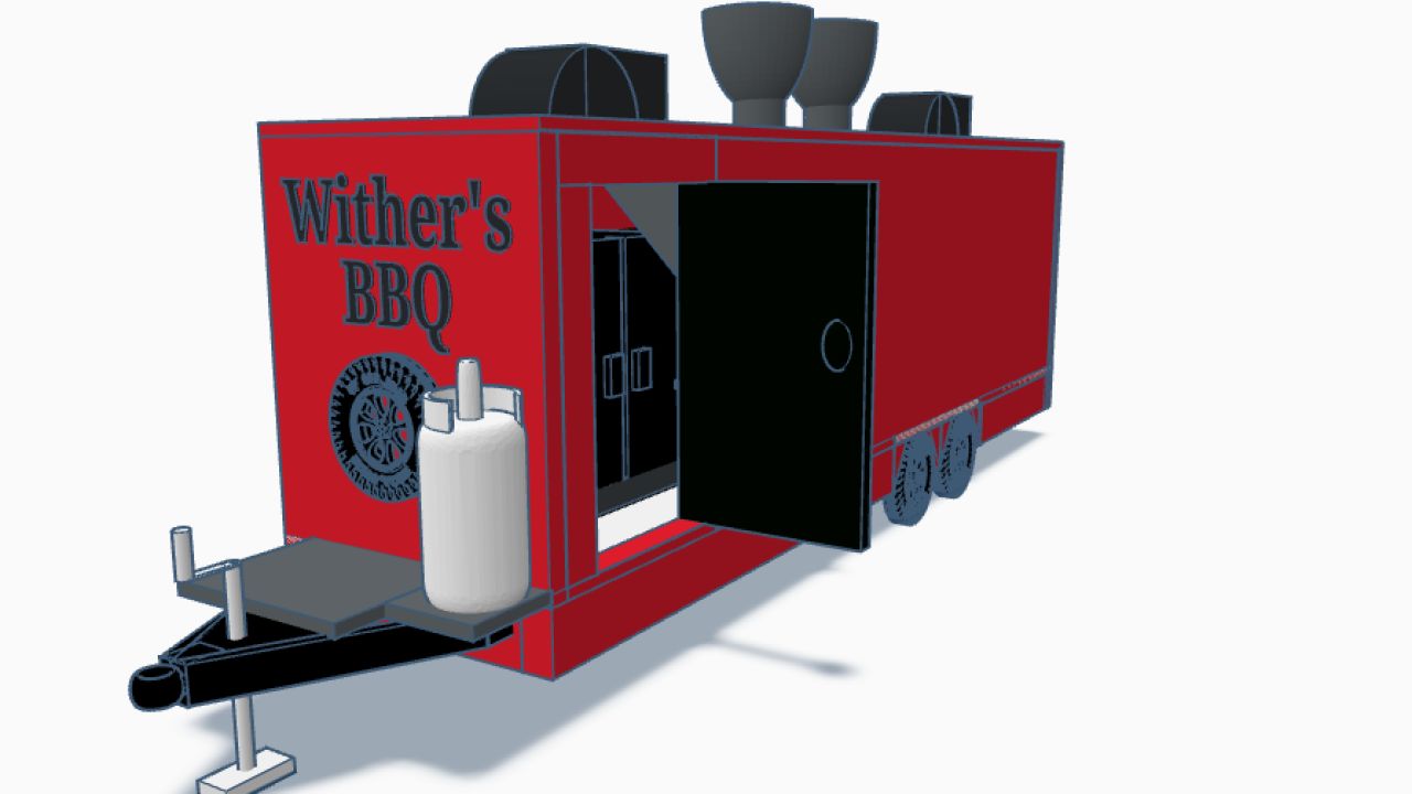 2025 Wither's BBQ Food Truck Trailer