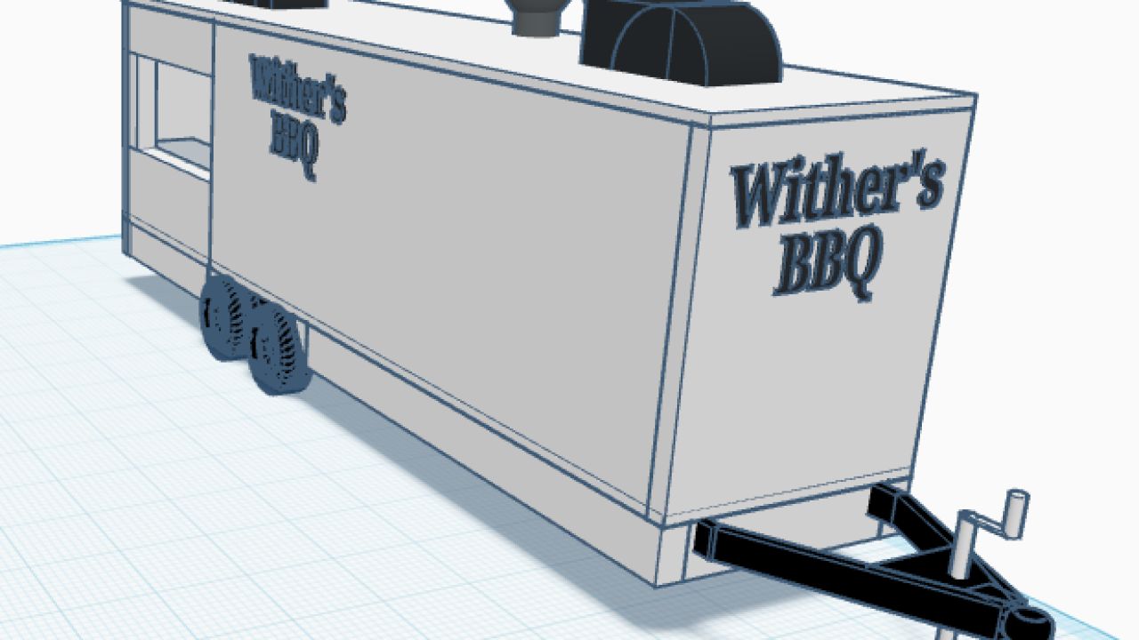 2025 Wither's BBQ Food Truck Trailer