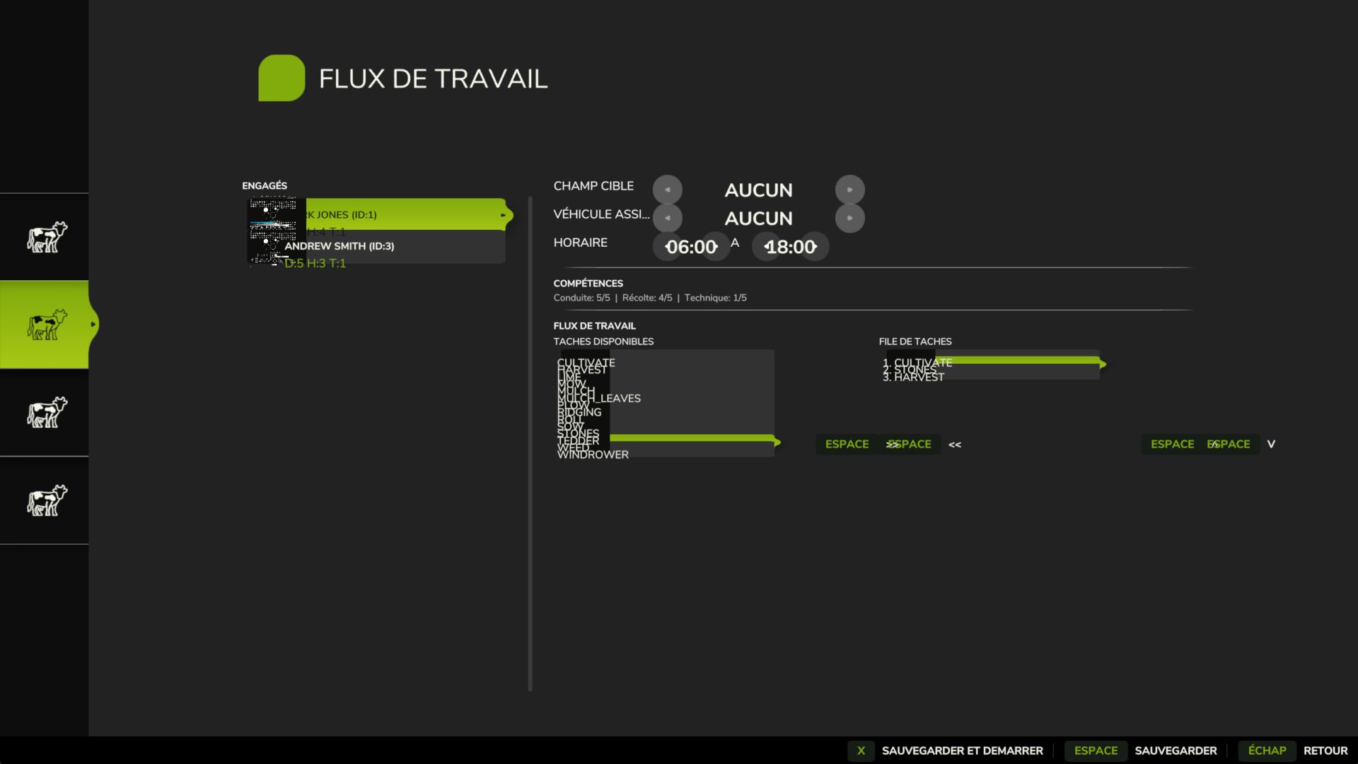 Gerente de empleados avanzado