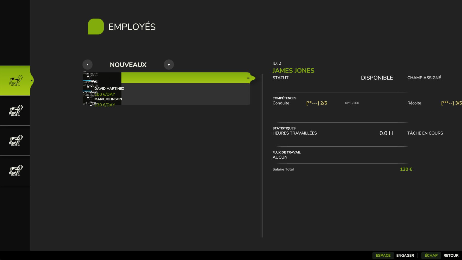 Gerente de empleados avanzado