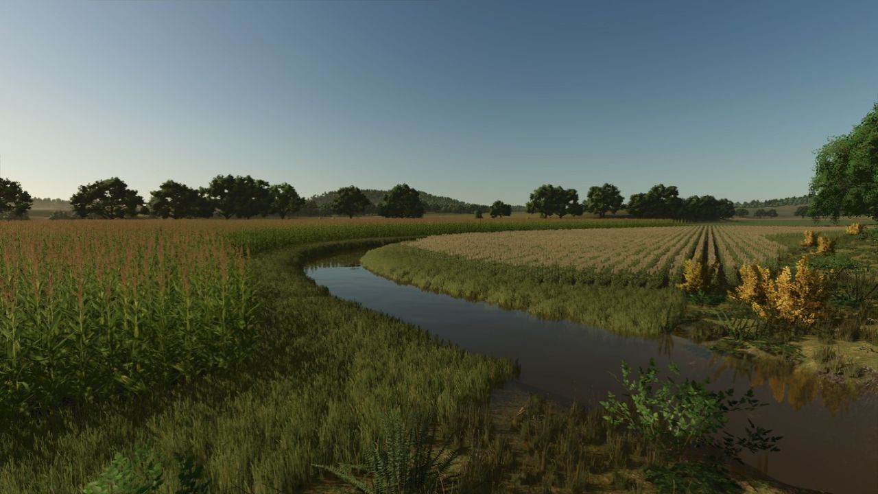 Agriculture of the South Map