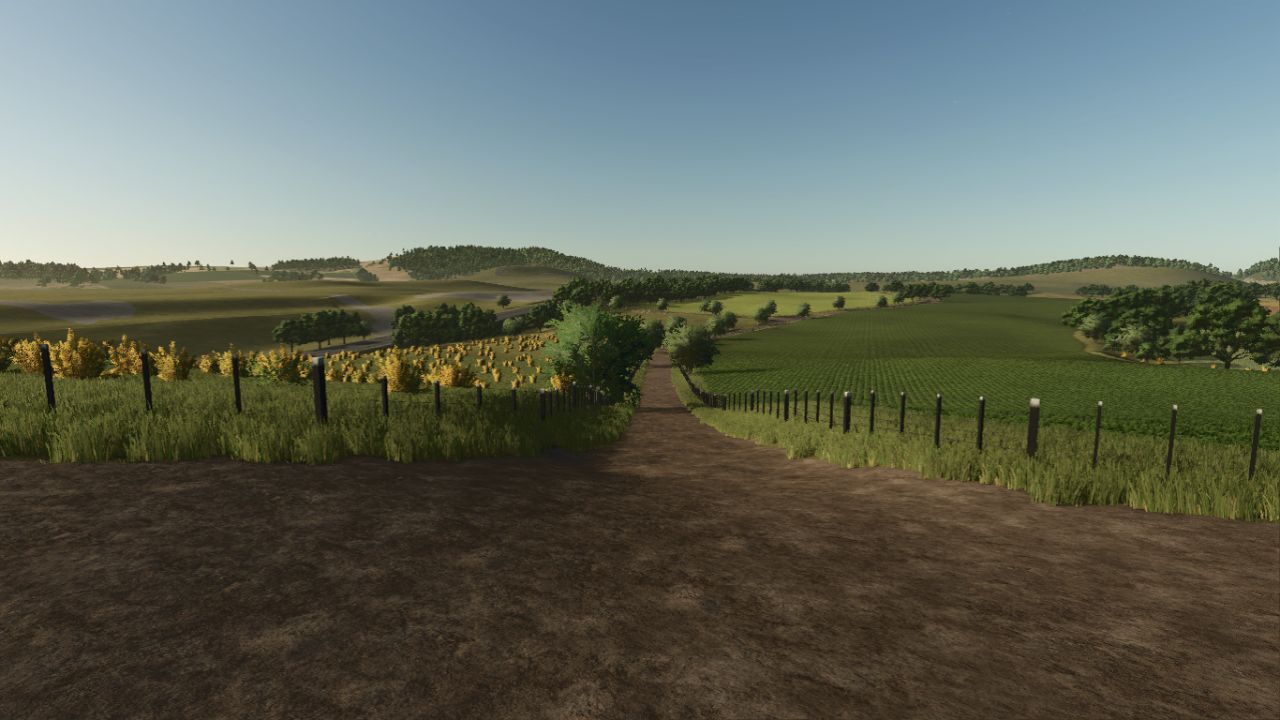 Agriculture of the South Map