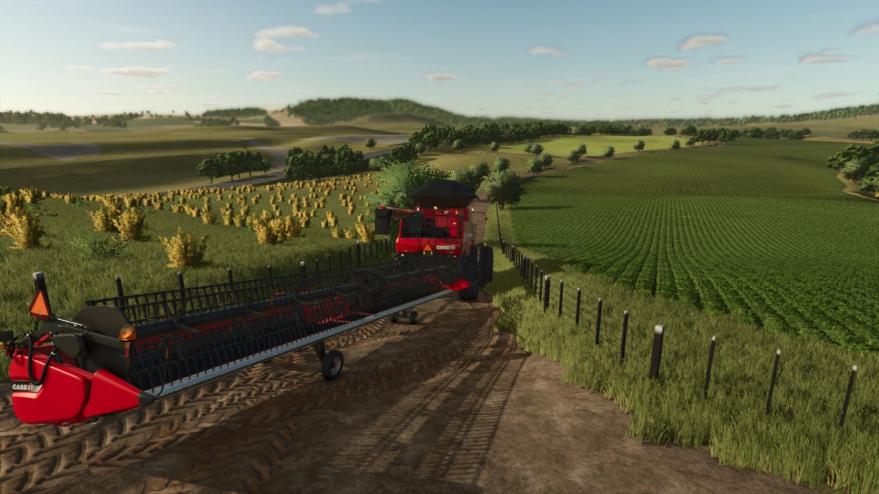 Agriculture of the South Map