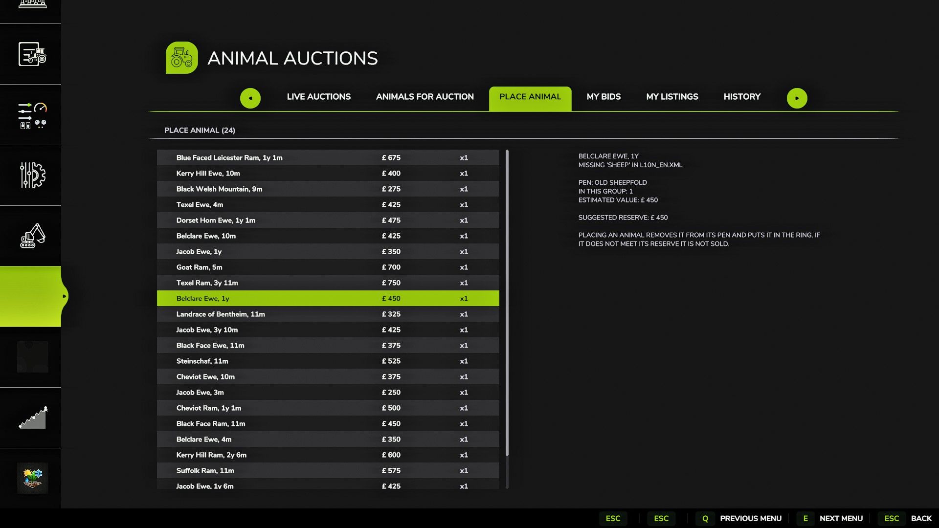 Animal Auctions