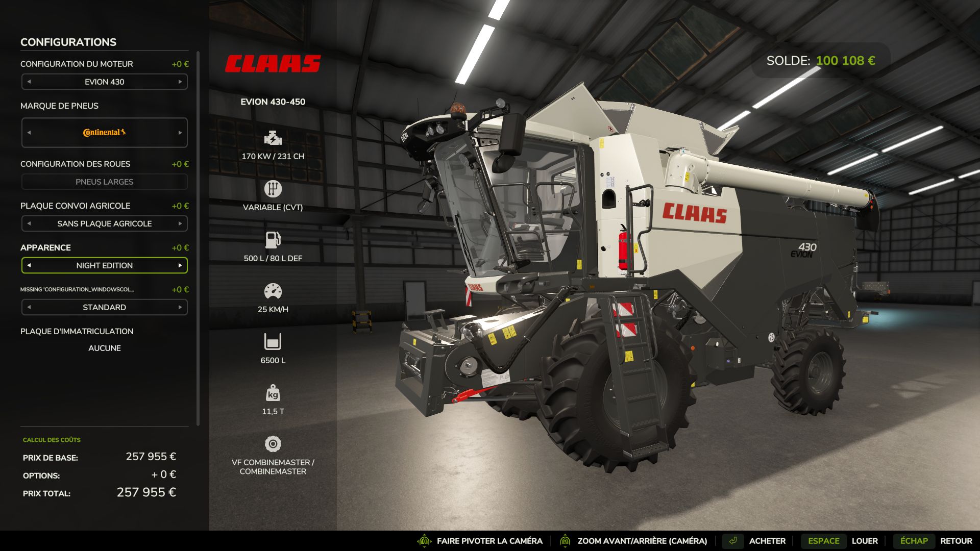 CLAAS Evion 410-450 Pack