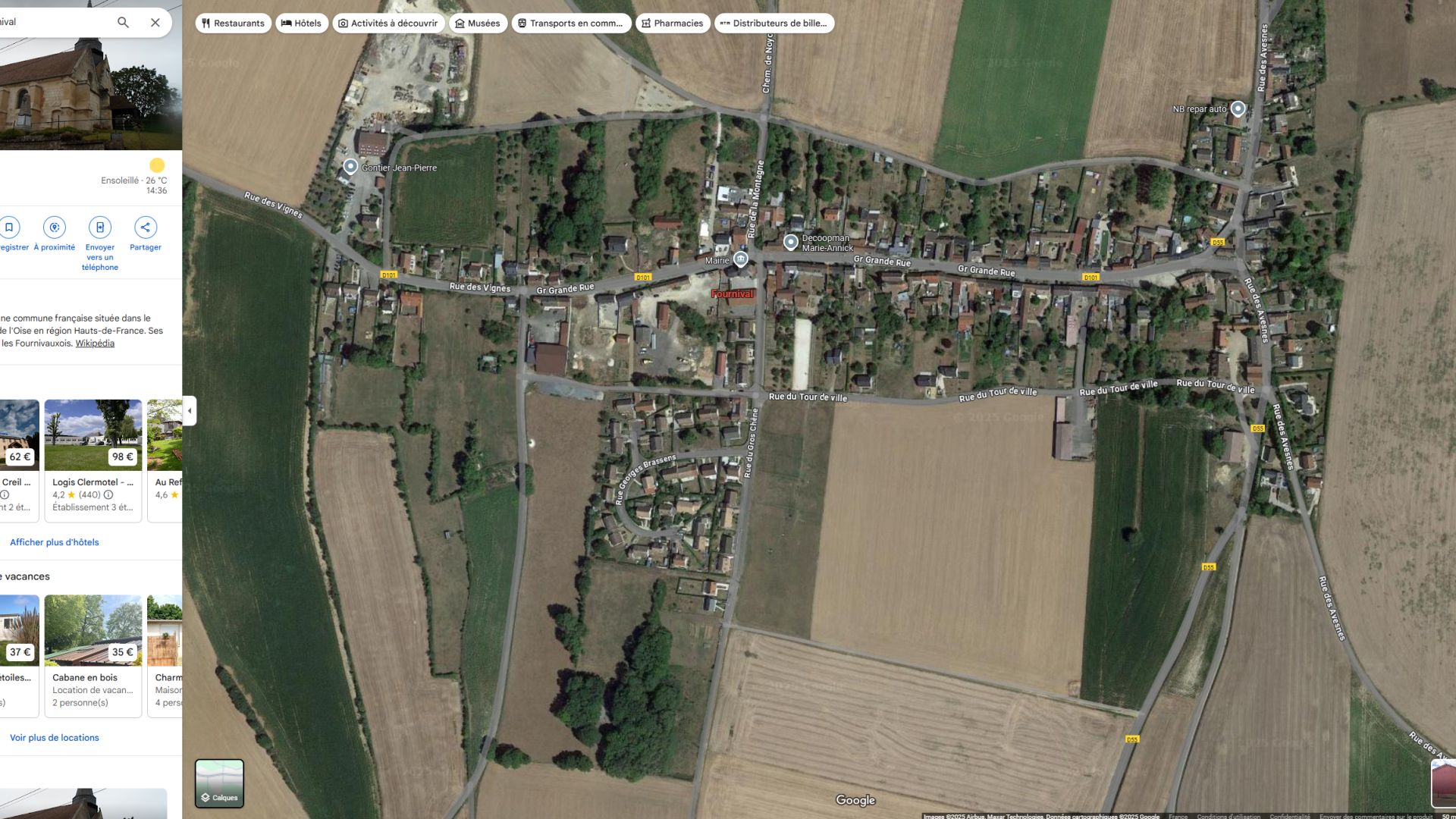 Mappa francese (Fournival)