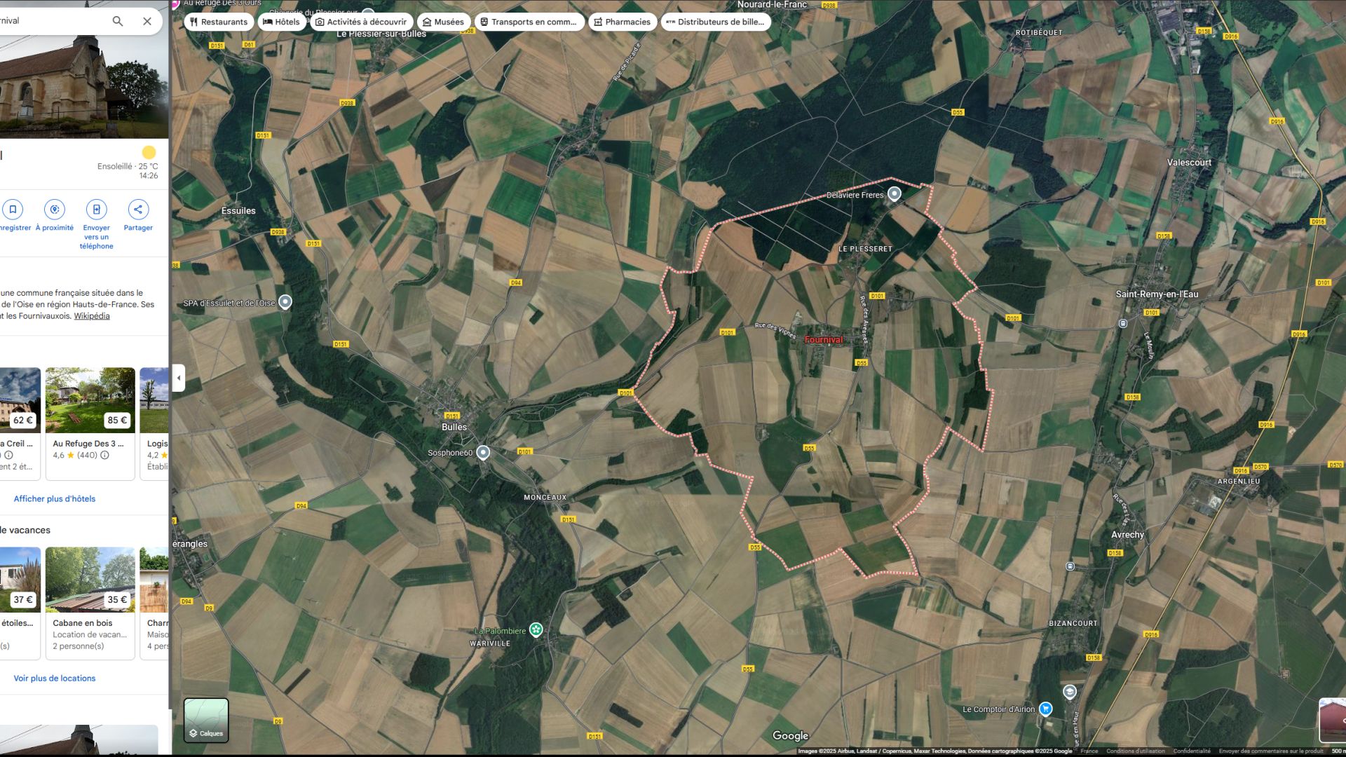 Mappa francese (Fournival)