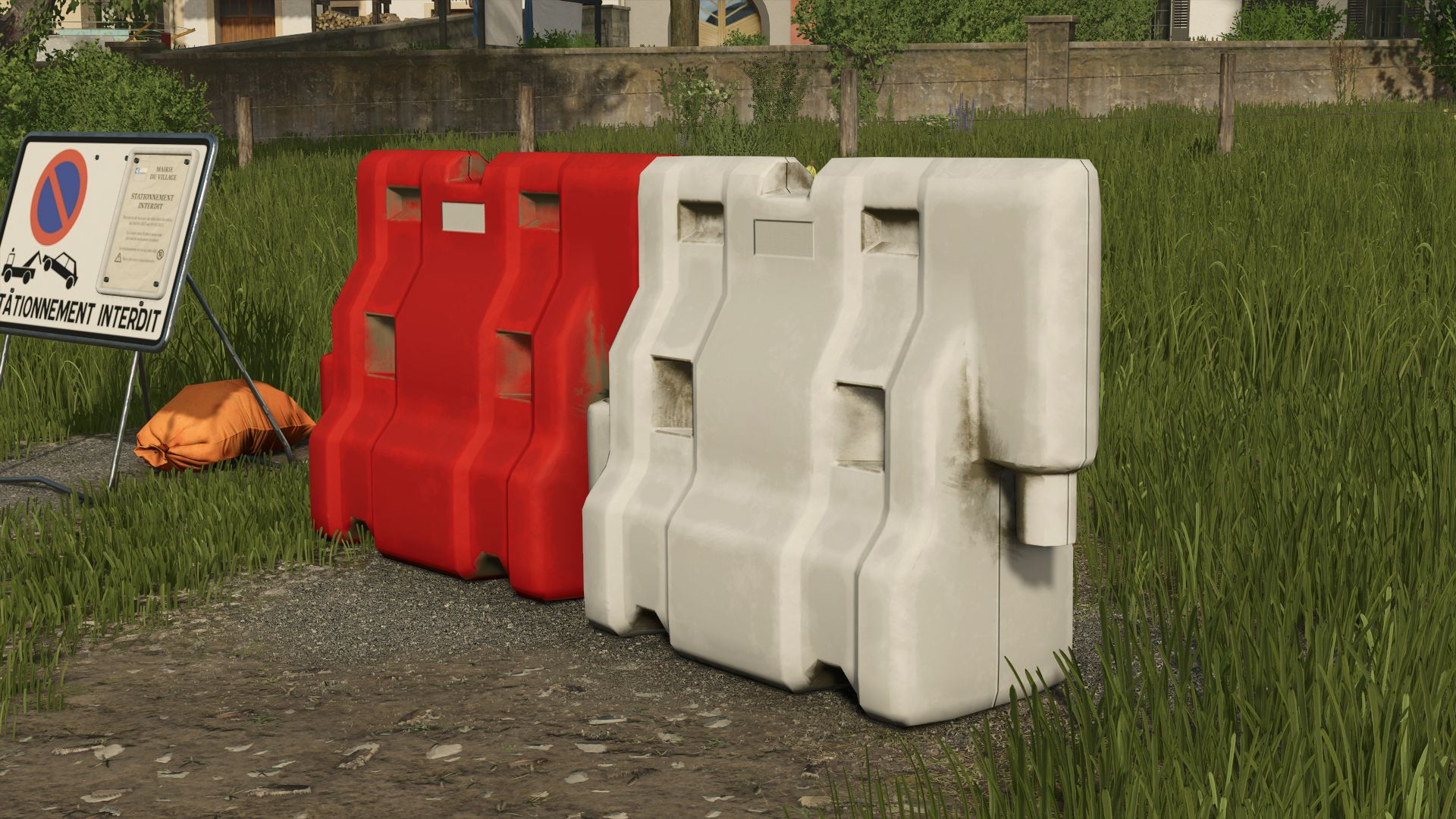 French temporary panels