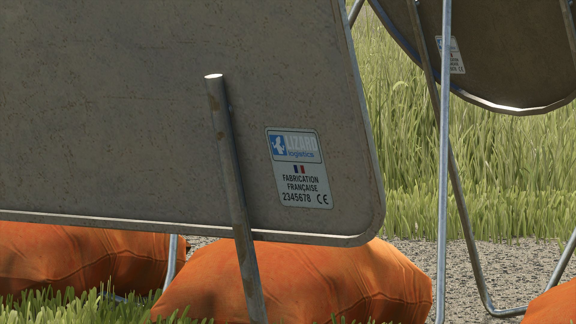 French temporary panels