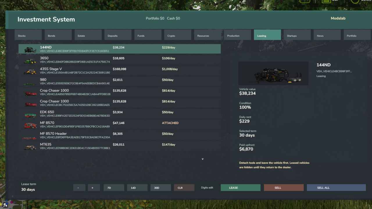 Investment System
