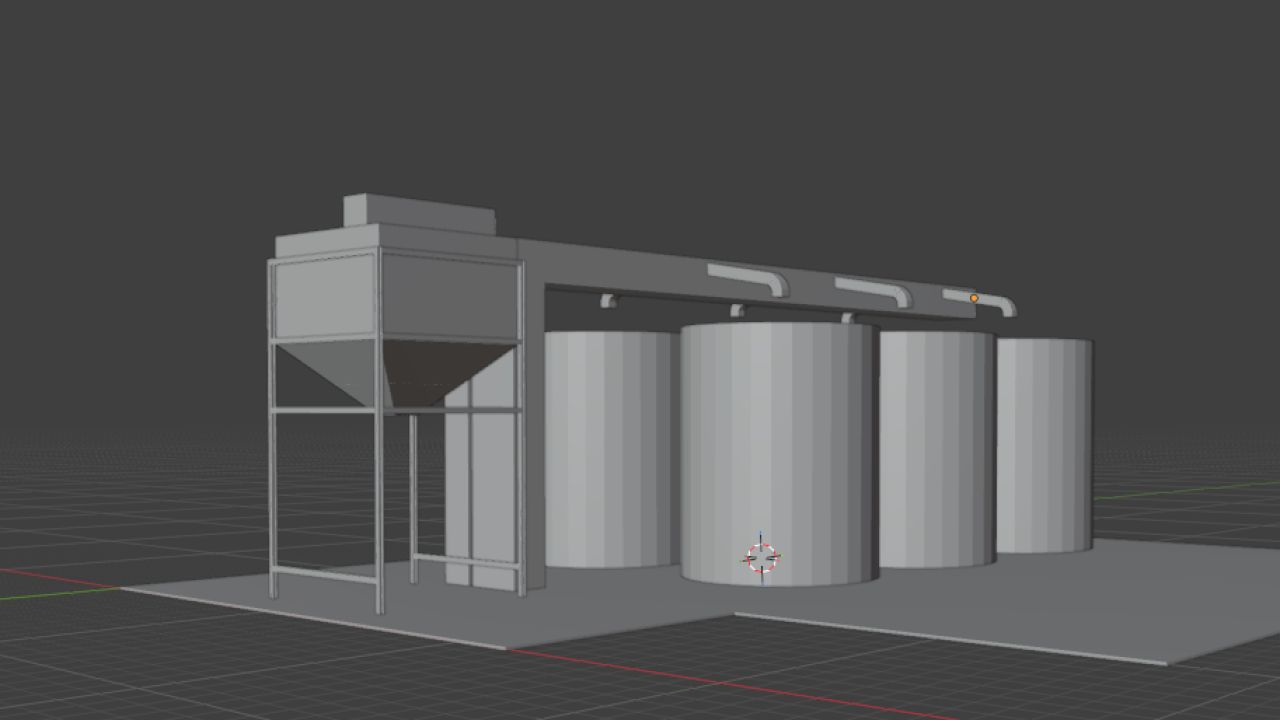 Silo per cereali di grande capacità