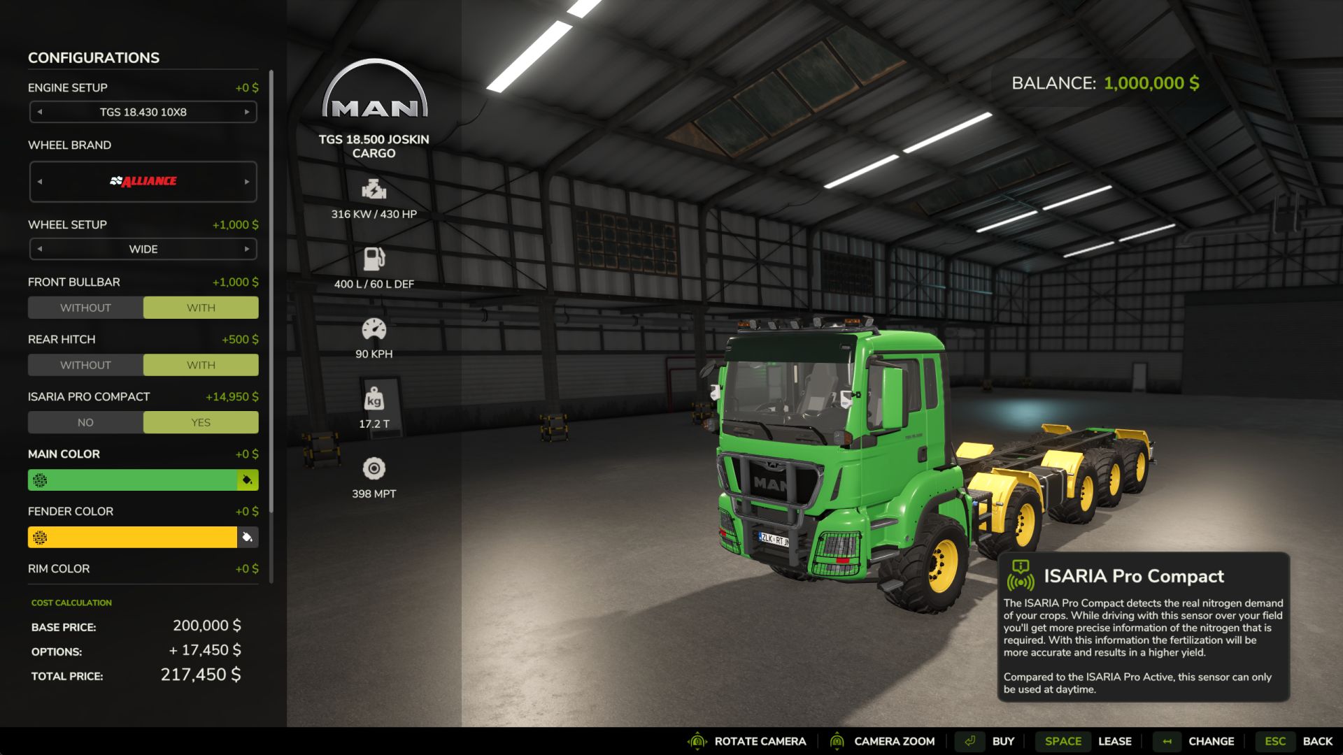 MAN TGS 44.500 8X8 Joskin Cargo