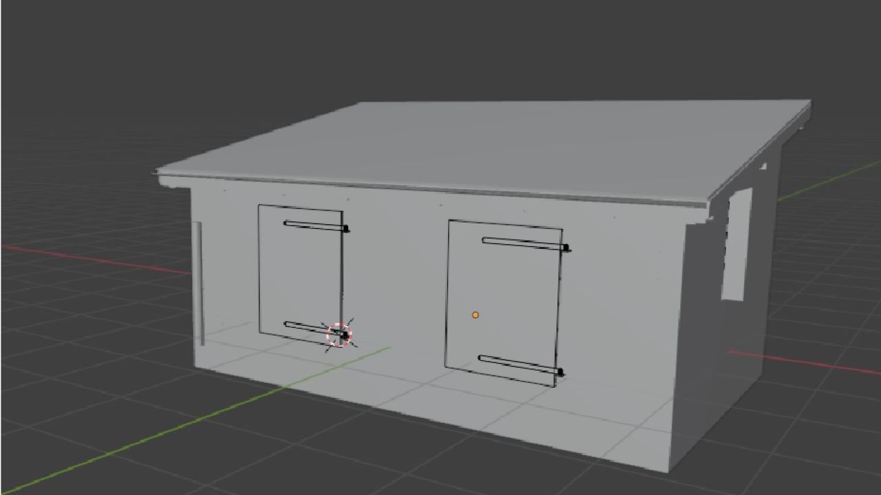 Medium-sized chicken coop