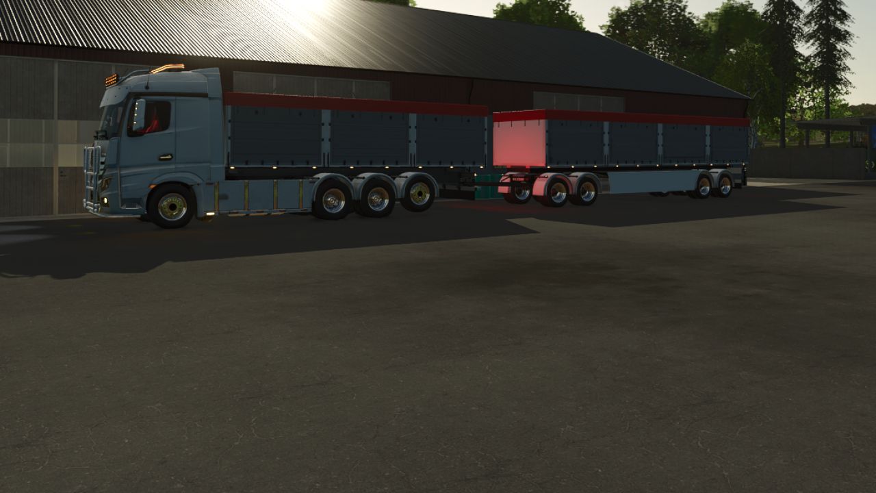 Mercedes grain truck