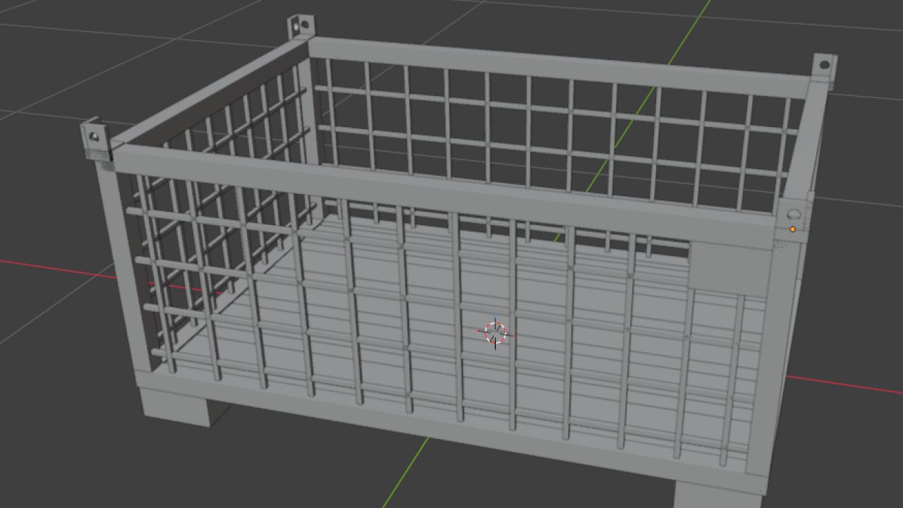 Set de caisses à palettes