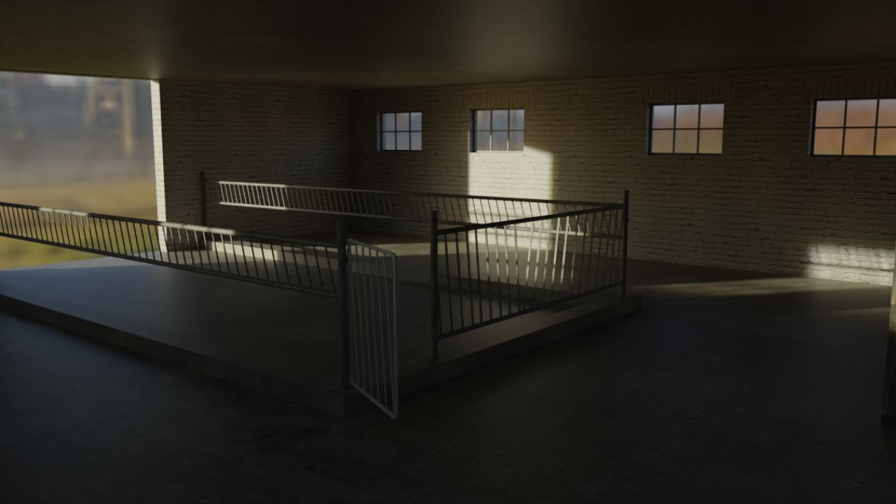 Polish White Brick Cowbarn