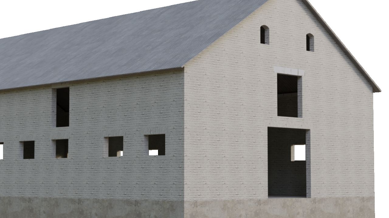 Polish White Brick Cowbarn