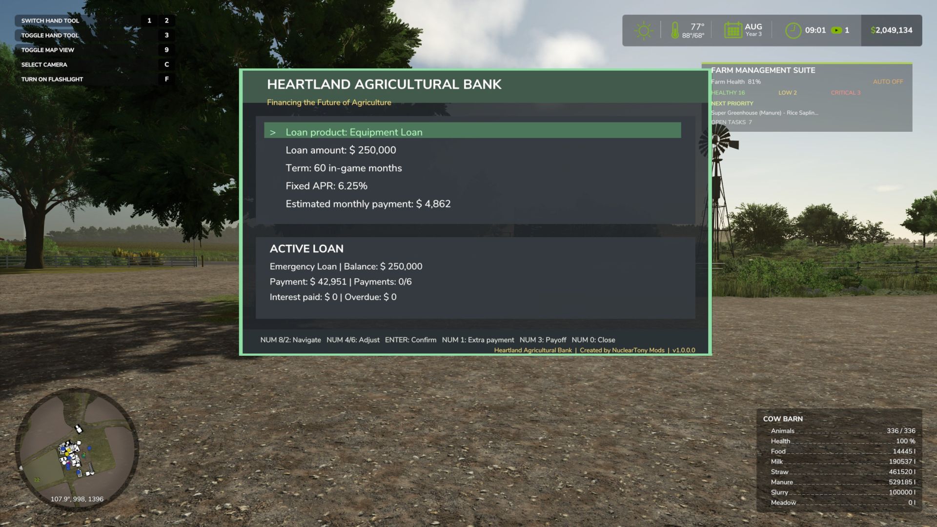 Realistic Bank Loan System