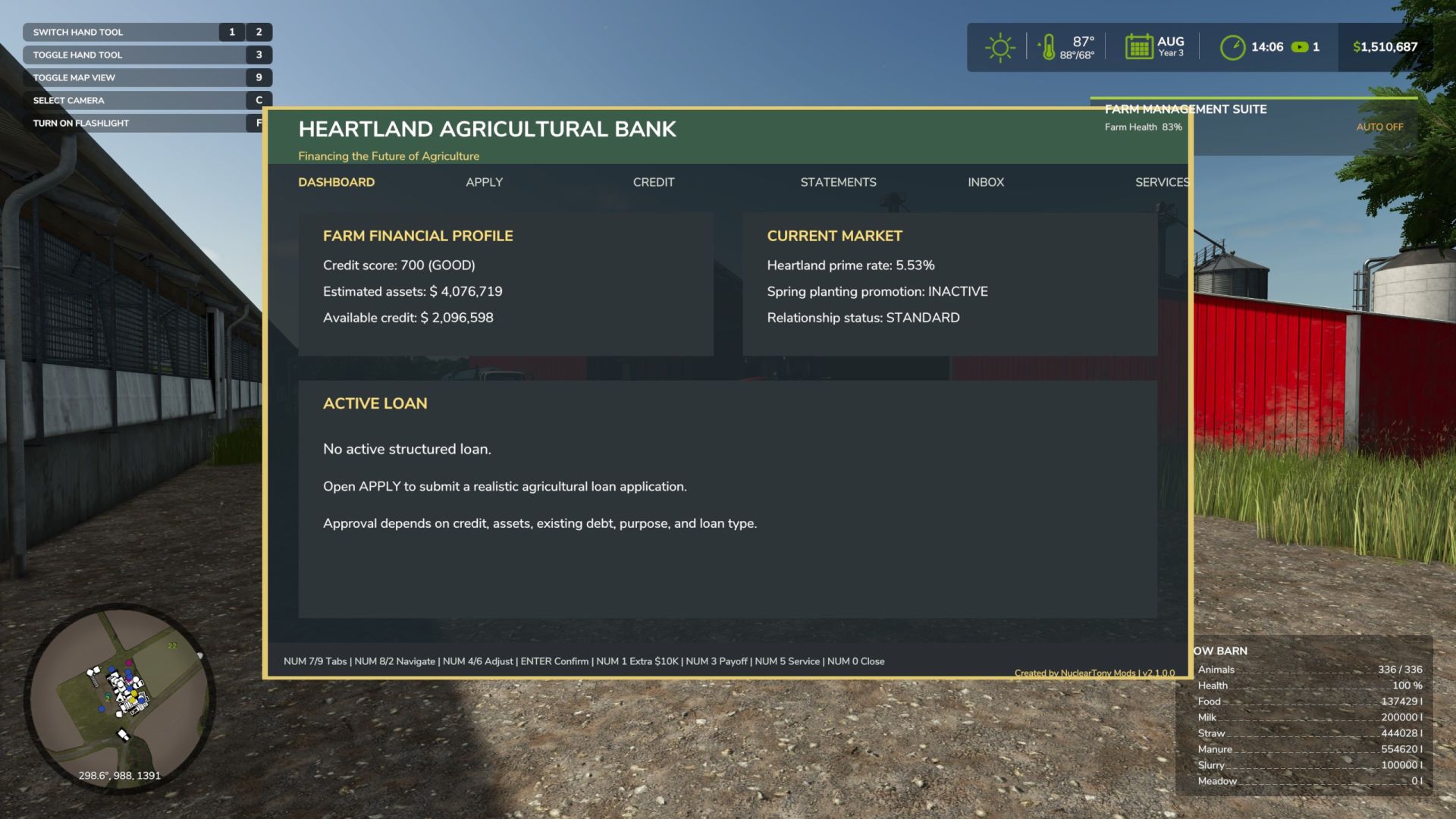 Realistic Bank Loan System