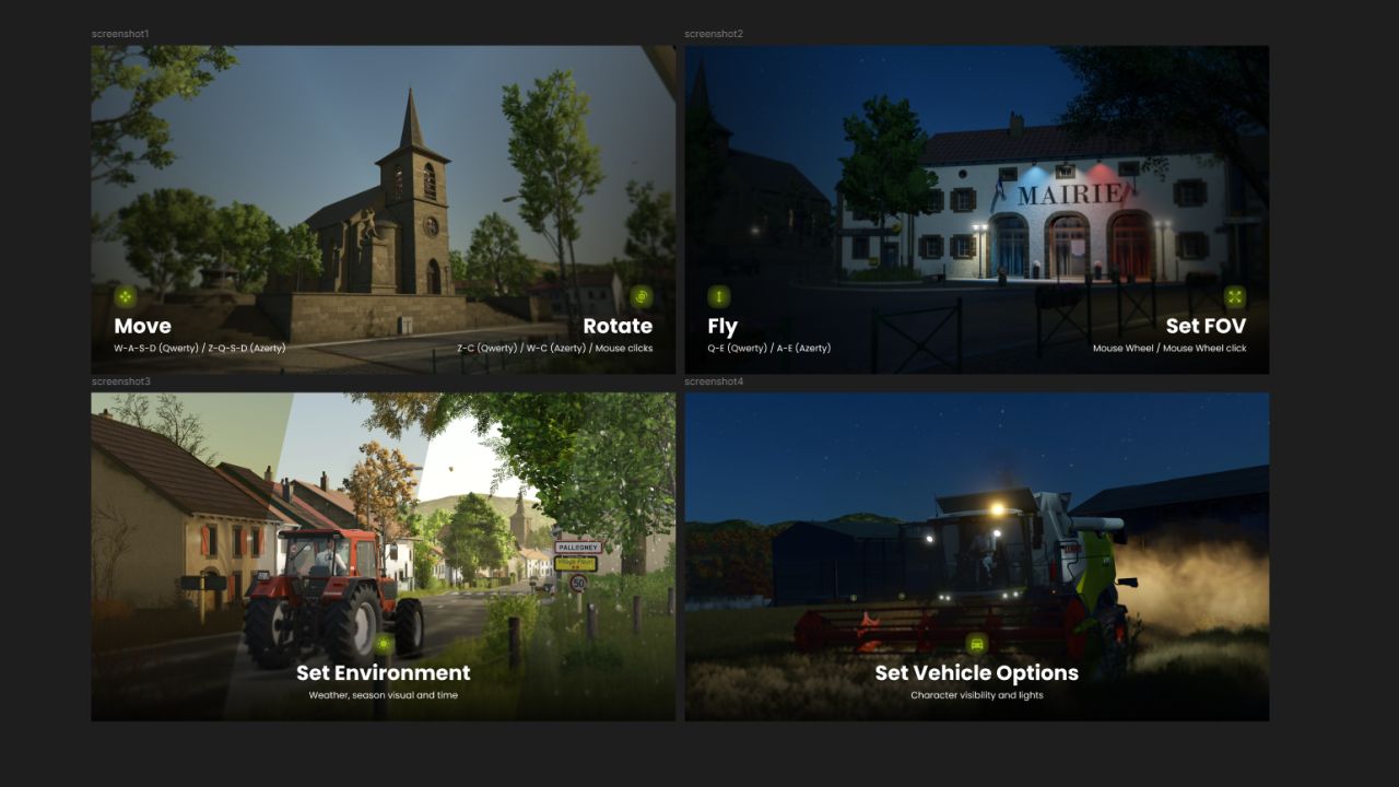 Screenshot Mode