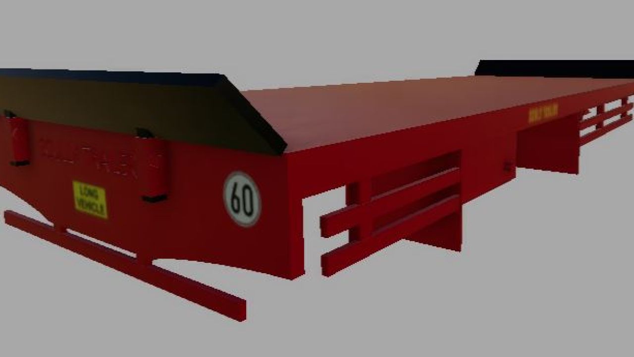 Scully Trailers mesa de fardos de 20 pés