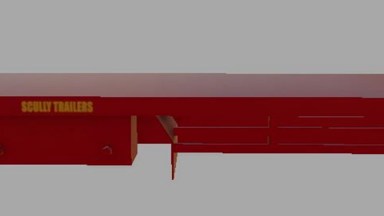 Scully Trailers mesa de fardos de 20 pés
