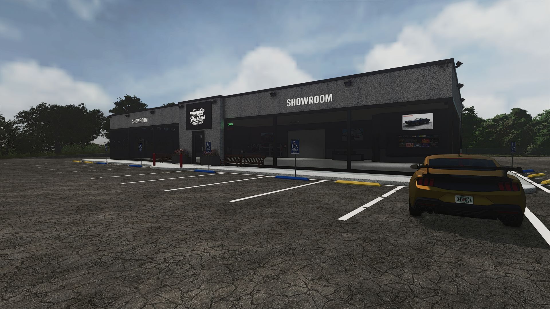 Showroom ve tamirci dükkan