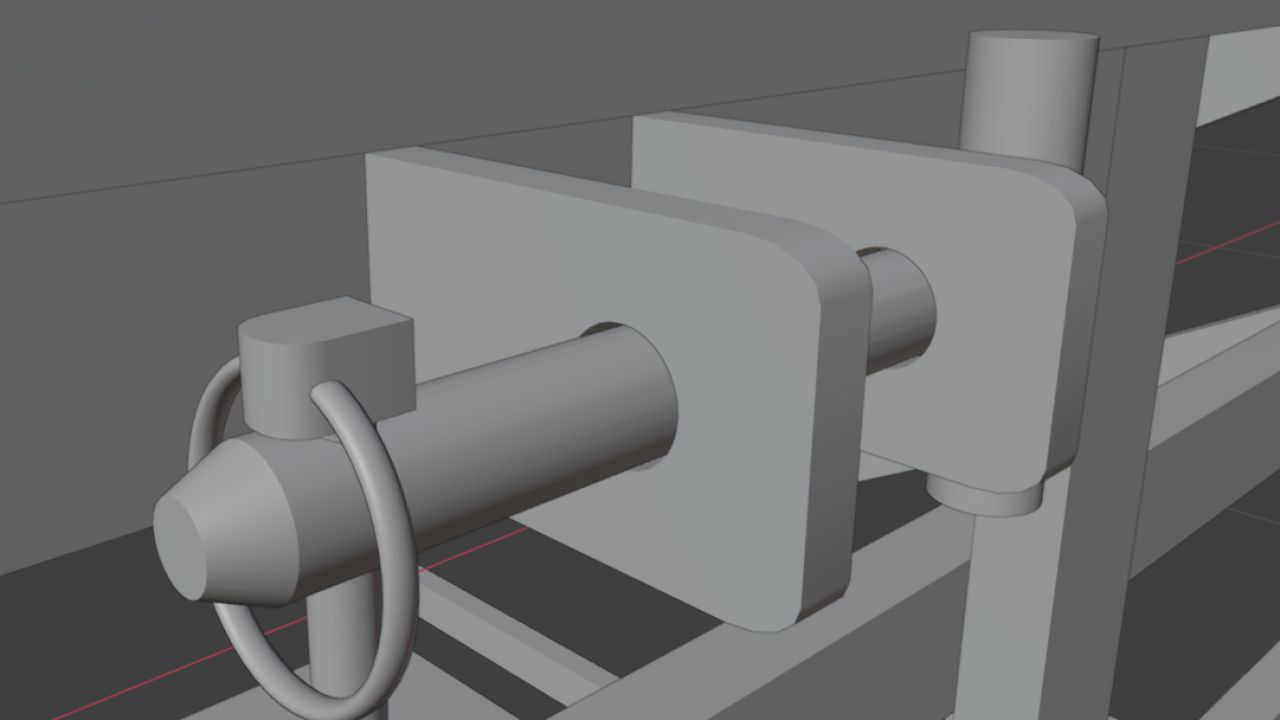 Small 3-point trailer