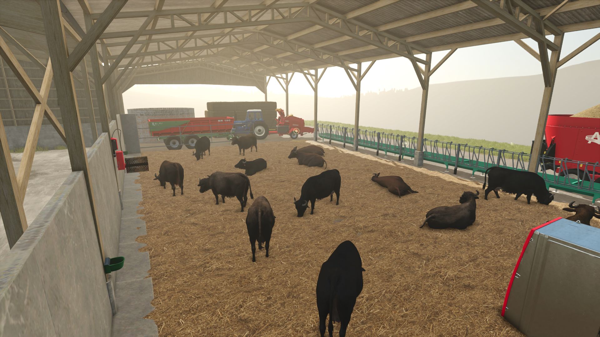 Lager- und Zuchtgebäude