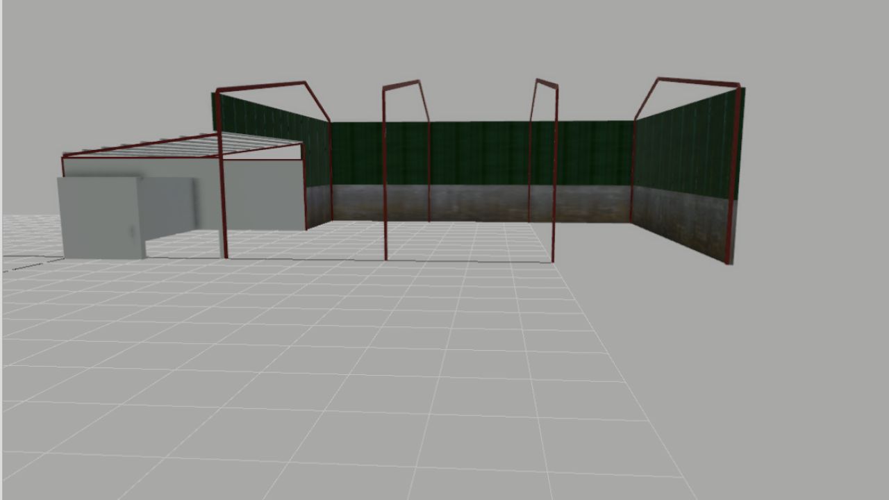 Straw storage building